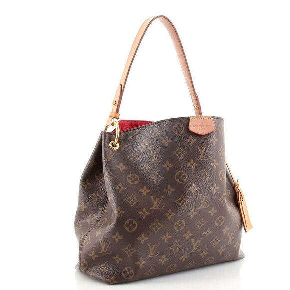 Graceful Handbag Monogram Canvas PM Brown - Picture 3 of 7